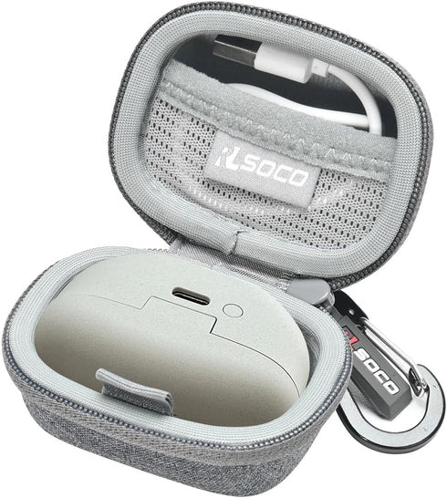RLSOCO Hard Case for Sony WF-1000XM5 The Best Truly Wireless Bluetooth Noise Canceling Earbuds Headphones (Grey)...