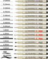 Micro Fineliner Drawing Art Pens: 16 Black Fine Line Waterproof Ink Set Artist Supplies Archival Inking Markers Liner Professional Sketch Outline ...