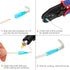 HKS 200PCS Piggyback Spade Connector Kit - Heat Shrink Electrical Quick Disconnect Wire Connectors Kit - Tinned Red Copper - Automotive Marine Cri...
