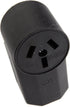 Forney 58499 Electrical Receptacle, Crowfoot Type, Wall Receptacle 50-Amp, 125/250-Volt , Black...