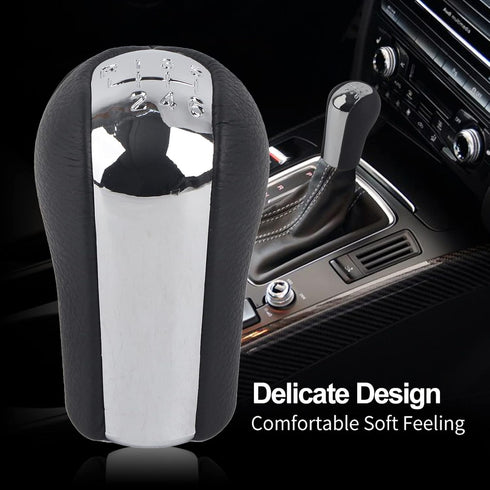 Aramox Car Gear Shift Knob, Auto 6 Speed Gear Shift Lever Knob Gear Shift Knob Lever Head Ball for Toyota AYGO Verso Corolla RAV4 Yaris/Vitz...