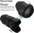PATIKIL 52mm Camera Lens Hood, Reversible Flower Lens Hood Protector with Cloth for Anti-Reflection Blocks Excess Sunlight Enhance Photography for...