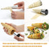 30pcs Non-Stick Cream Horn Cones Tubes Stainless Steel Conical Croissant Pastry Baking Moulds Set, Cannoli Form Roll Mold Corner Shaper for Christ...