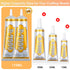 B 7000 Clear Glue with Rhinestones Craft Kit, 2 x 110ML B-7000 Adhesive Glue with Nail Gems, Dotting Tools, Brush for DIY Bead Stone Jewelry Makin...