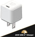Scosche HPDC20WT-SP Fast Charger PowerVolt 20W Mini Cube USB-C, Wall Adapter for Phone, 4X Faster Power Charge, Portable Outlet Plug, White...