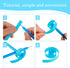 12 Pcs Paper Quilling Tools, Paper Flower Rolling Tool Rolling Curling Quilling Needle Pen DIY Cardmaking Paper Quilling Pen for Art Craft DIY Pap...
