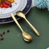 Gold Demitasse Espresso Spoons, 5.5'' Mini Coffee Spoons, Stainless Steel Small Spoons,Tea Spoons for Dessert, Set of 6, Dishwasher Safe...