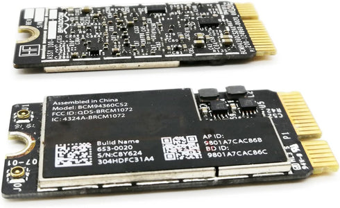 BCM94360CS2 WiFi Bluetooth Airport Wireless Card 661-7465, 661-7481, 653-0023 Replacement for MacBook Air 11" A1465 (2013, 2014, 2015) 13" A1466 (...