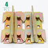 4 Sets No Mortise Bed Rail Fittings Wooden Bed Frame Connectors Metal Bed Rail Fasteners...