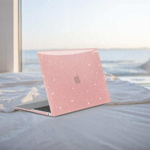 Anban Compatible with MacBook Air 13 inch Case 2022 2021 2020 2019 2018 M1 A2337 A2179 A1932, Glitter Plastic Hard Shell+Keyboard Cover+Screen Pro...