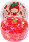 Strawberry Fishbowl Bead Slime, Good Stretchy and Non-Sticky Crunchy Slime, Slime Party Favors for Girls and Boys Ages 8-12, Slime Sensory Toys, H...