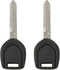 Keyless2Go Replacement for New Uncut Transponder Ignition Car Key MIT13-PT (2 Pack)...