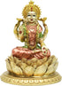 BangBangDa Hindu Goddess Lord Laxmi Statue - Lakshmi Statue Indian God Home Office Temple Mandir Puja Items India Idol Figurine Murti Pooja Diwali...