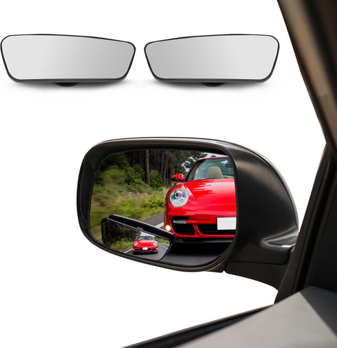 EcoNour Car Blind Spot Mirror, Car Side Mirror (2 Pack) - Convex Rear View Blind Spot Mirrors, 2" Rectangle HD Car Side Mirror Blindspot, Wide Ang...