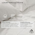 Linen Home 100% Cotton Percale Pillowcases King Size, White, 2 Pieces of Pillow Case, Crisp and Cool Strong Bed Linen, 20 inches X 40 inches...