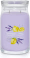 Yankee Candle Lemon Lavender Scented, Signature 20oz Large Jar 2-Wick Candle, Over 60 Hours of Burn Time...