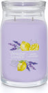 Yankee Candle Lemon Lavender Scented, Signature 20oz Large Jar 2-Wick Candle, Over 60 Hours of Burn Time...