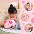 SQEQE Weighted Axolotl Plush Toy, Pink Axolotl Stuffed Animals Cute Axolotl Plush Pillow, Cute Weighted Stuffed Animals Gifts for Girls & Boys Age...