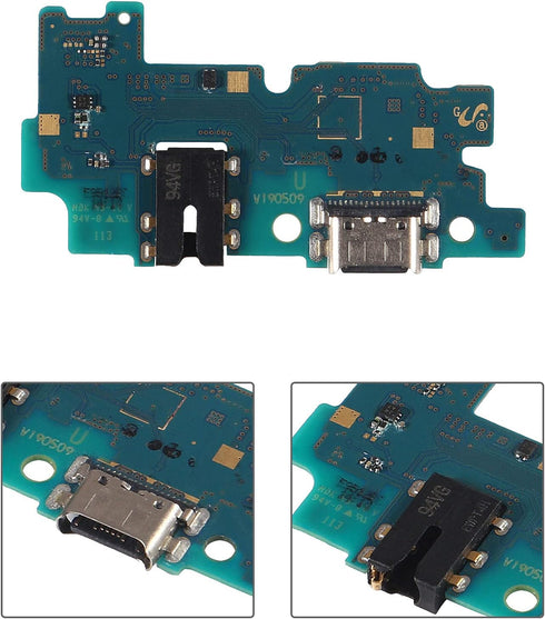 USB Charger Port Flex Cable Replacement for Samsung Galaxy A50 SM-A505U A502U 2019 Audio Jack Flex Cable USA Version A50 Charger Board Repair Part...
