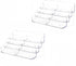 Clear Plastic Business Card Holder for Desk, Acrylic Business Card Organizer Desktop, 8 pocket Business Cards Display with 4 Tier for Office...