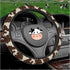 SuperKaKa Brown Cow Print Steering Wheel Cover,Cute Auto Anti-Slip Breathable Cow-Pattern Covers Protector Universal Car Interior Accessories for ...