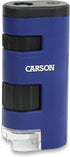 Carson Pocket Micro 20x-60x LED Lighted Zoom Field Microscope with Aspheric Lens System (MM-450),Blue...