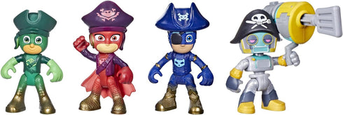 PJ Masks Ahoy Heroes Action Figure Set, Preschool Toy for Kids Ages 3 and Up, Includes 4 Action Figures and 1 Accessory...