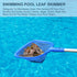 tuphen Pool Leaf Skimmer Net Cleaner - 3 Section Telescopic Pole Fine Mesh Deepwater Net Cleaning Leaves and Debris Pond Net...