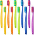 Baderke 10 Pack Extra Hard and Firm Bristle Toothbrush Large Head Toothbrush Hard Bristle Toothbrush Individual Wrapped Manual Toothbrush for Adul...
