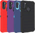 for Samsung Galaxy A11 Phone Case Cobalt Blue/Blue | HD Screen Protector, Heavy Duty, 3 Layer, Hybrid, Shock Proof, Protective, Rugged Bumper, PC ...
