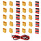 XT60 XT-60 Connectors with 2M 14 AWG Silicone Wire, XT60 Cable Set with 5mm Heat Shrink Tube for DIY Custom RC Lipo Battery Drone Car Boat (10 Pai...