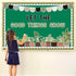 ZOiiWA Summer Potted Plant Bulletin Board Set Summer Greenery Classroom Bulletin Board Decoration Motivational Plant Cutouts Let The Good Things G...