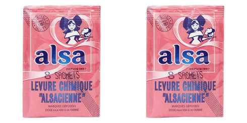 Alsa - French Cake Baking Powder, 0.38 Ounce, 8 Count Pack of 2...