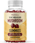 Mushroom Gummies 10-in-1 Mushroom Blend | Lions Mane Supplement with Turkey Tail, Reishi, Chaga, Cordyceps, Maitake & More | Support Cognitive Fun...