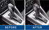 Compatible with DIY Genuine Leather Carbon Fiber Texure Gear Shift Knob Cover Interior Accessories Protective Cover for Ford Focus Mondeo Fusion E...