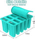 Ozera Popsicles Molds, 10-Cavity Popsicle Maker Molds Silicone Popsicle Molds, Homemade Popcical Molds Ice Pop Molds with 50 Popsicle Sticks, 50 P...