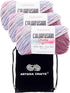 Premier Yarns Colorfusion Chunky Berries & Cream 1174-12 (3-Skeins - Same Dye Lot) Chunky Bulky #5 Acrylic Yarn for Crocheting and Knitting - Bund...