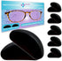 GMS Optical 1.8mm Reg-Thin/13mm Short Length - Small Adhesive Contoured Silicone Eyeglass Nose Pads - Anti Slip Pressure Relief - Perfect for Kid ...