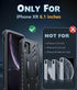 FNTCASE for iPhone XR Phone Case: Military Grade Full Protection Shockproof Hard Phonecase with Kickstand - Rugged Protective Cases Matte Textured...