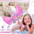 Bubble Wands for Kids Toys for 3 4 5 6 Years Old Girls: Light Up Bubble Wand Outdoor Toys for Girls Ages 4-8 Bubble Party Favors for Kids 4 Year O...