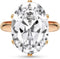Linawe Cubic Zirconia Diamond Moissanite Love Rings for Women, 14K Gold/Rose Gold/Silver Adjustable Chunky Ring, Costume Rhinestone Jewelry for We...