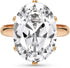 Linawe Cubic Zirconia Diamond Moissanite Love Rings for Women, 14K Gold/Rose Gold/Silver Adjustable Chunky Ring, Costume Rhinestone Jewelry for We...