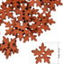 SUPVOX 100pcs Christmas Wooden Snowflake Buttons White Mini Buttons Decoration for DIY Scrapbooking Craft 18MM…...
