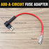 4pcs 12V-24V Add-a-Circuit Micro2 Fuse Tap, Piggy Back Blade Fuse Holder with Wire Harness, 6 pcs Micro 2 Fuse (5A 10A 15A) and Fuse Puller...