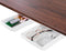 2 Pcs Under Desk Drawer, Self-Adhesive Hidden Desktop Organizer, Attachable Plastic Desk Drawer Slide Out, Table Storage Tray for Pencil Pen Stati...