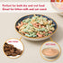 5.5 inch Wide Shallow Cat Food Bowl Set for Relief Whisker Fatigue -Ceramic - 6 Colorful Cute Small Flat Kitten Feeding Dish/ Dishes - Microwave a...