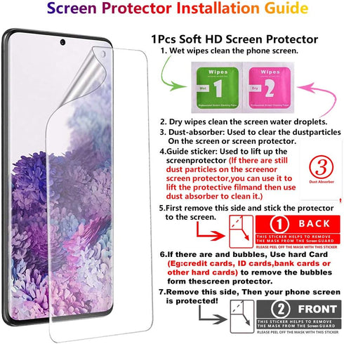 yuanming Compatible with Moto G Play 2021 Case,with HD Screen Protector,Shock-Absorption Flexible TPU Bumper Cove Soft Rubber Protective Case for ...