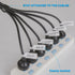 70 PCS Reusable Cable Ties with Hook and Loop, Multi-purpose Adjustable Cable Management Wire Ties & 10 PCS Cable Labels, Cord Organizer for Home,...