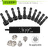 20 x Power Nut Driver Set for Impact Drill, SAE and Metric 1/4” Hex Head Drill Bit Set Screwdriver Socket Set, Chrome Vanadium Steel, Quick Change...