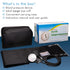 Professional Black Large Adult Size Blood Pressure Machine, Aneroid Sphygmomanometer Medical Supplies, Manual Emergency BP Monitor for High Blood ...